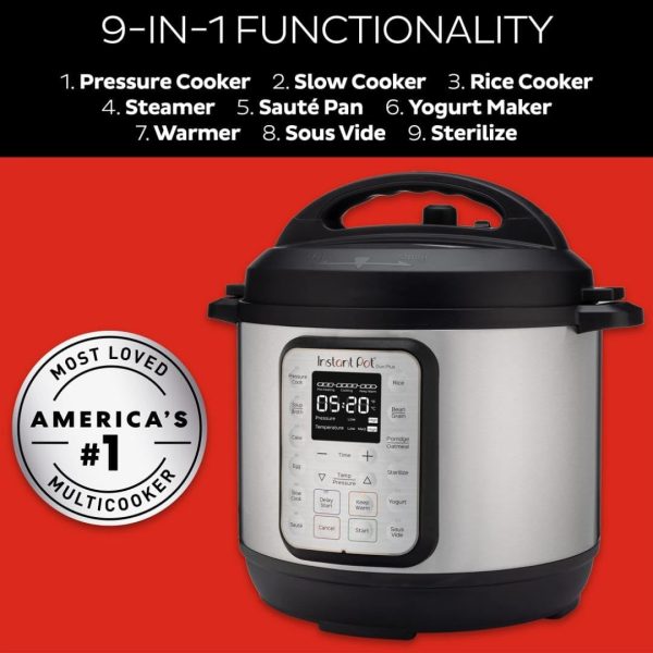 Instant Pot 112-0156-01 Duo 6, 6QT, Stainless Plus - Image 3